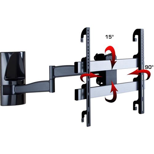 4012246178043 - Universal TV Halterung VESA Wandhalterung Halter neigbar schwenkbar ausziehbar Belastbarkeit bis zu 35kg - WS300 4012246178043 - Universal TV Halterung VESA Wandhalterung Halter neigbar schwenkbar ausziehbar Belastbarkeit bis zu 35kg - WS300