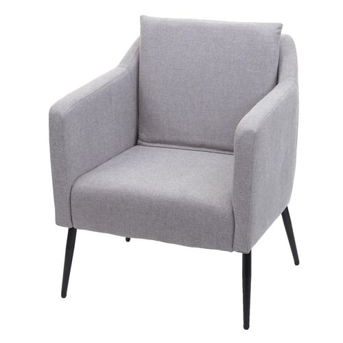 4057651422831 - Lounge-Sessel MCW-H93a Sessel Cocktailsessel Relaxsessel ~ Stoff Textil hellgrau 4057651422831 - Lounge-Sessel MCW-H93a Sessel Cocktailsessel Relaxsessel ~ Stoff Textil hellgrau