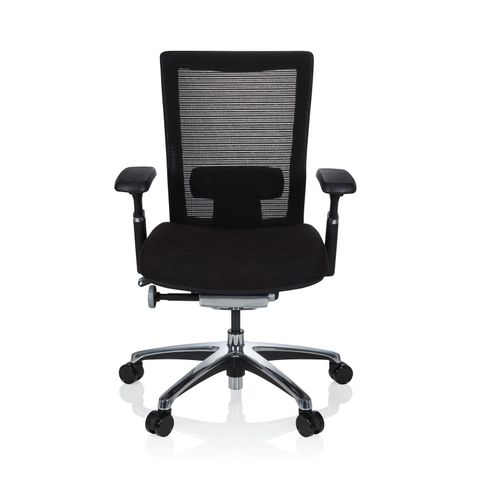 4251084663964 - High End Bürostuhl NOVA PRO ALU Stoff Netzstoff mit Armlehnen hjh OFFICE 4251084663964 - High End Bürostuhl NOVA PRO ALU Stoff Netzstoff mit Armlehnen hjh OFFICE