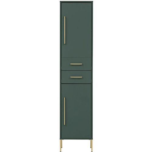 4066075062905 - schmaler Hochschrank KELLA-80 in waldgrün B H T ca 405 1843 331 cm - grün