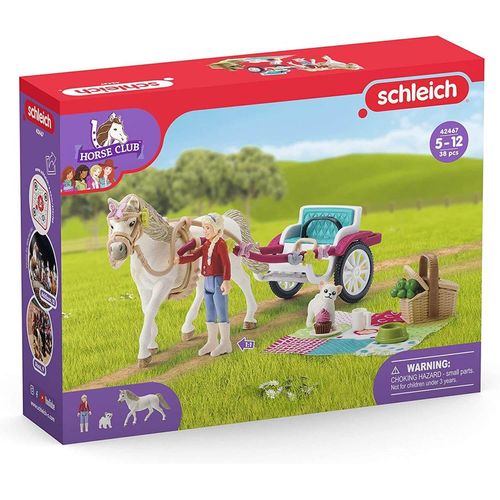 4059433115733 - Schleich 42467 Spielfigur Horse Club Kutsche für Pferdeshow für Kinder ab 5 Jahren