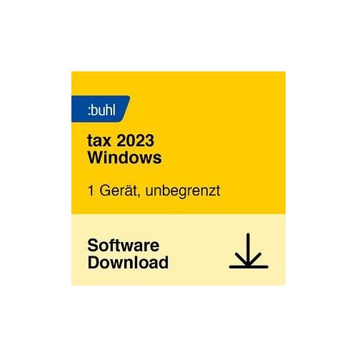 4011282004811 - tax 2023 (für das Steuerjahr 2022) Software Vollversion (Download-Link)