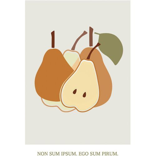 4055065177217 - Wandbild »Cultivated Pears« (1 St) Deutsches Premium-Poster Fotopapier mit seidenmatter Oberfläche und hoher Lichtbeständigkeit Für fotorealistische Drucke mit gestochen scharfen Details und hervorragender Farbbrillanz