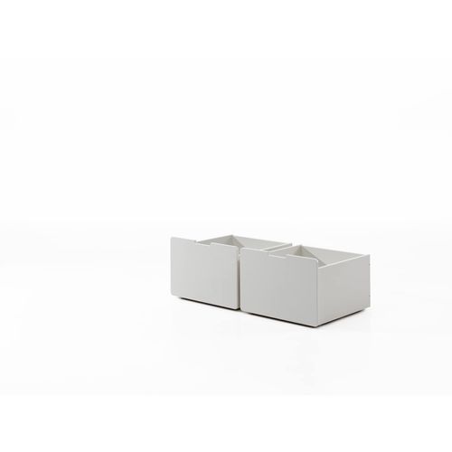 5420070239240 - Vipack - Schubladen-Set best aus 2 Schubkästen auf Rollen MDF weiß lackiert