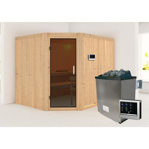 4010090590301 - Sauna Krimmler SET naturbelassen mit 9kW Ofen 4010090590301 - Sauna Krimmler SET naturbelassen mit 9kW Ofen