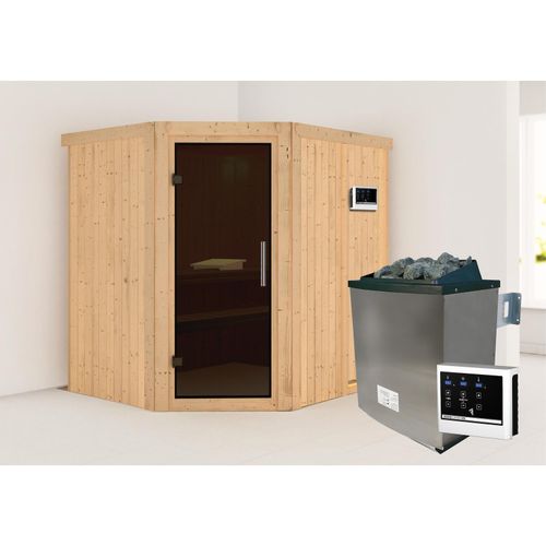 4010090587493 - Sauna Mitchell SET naturbelassen mit 9kW Ofen 4010090587493 - Sauna Mitchell SET naturbelassen mit 9kW Ofen