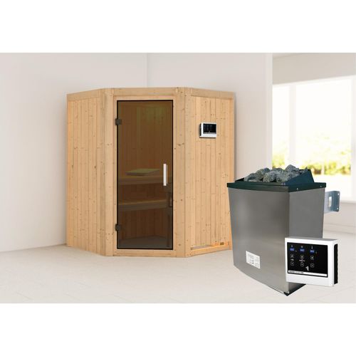 4010090586137 - Sauna Angel SET naturbelassen mit 9kW Ofen 4010090586137 - Sauna Angel SET naturbelassen mit 9kW Ofen