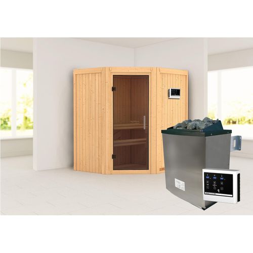 4010090586724 - Sauna Ruacana SET naturbelassen mit 9kW Ofen 4010090586724 - Sauna Ruacana SET naturbelassen mit 9kW Ofen