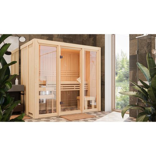 4010090489209 - Sauna View 2 SET naturbelassen 36kW Ofen finnisch 4010090489209 - Sauna View 2 SET naturbelassen 36kW Ofen finnisch