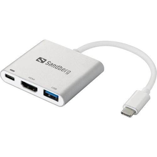 5705730136009 - SANDBERG 136-00 - Adapter USB-C > HDMI USB 30 4K Aluminium