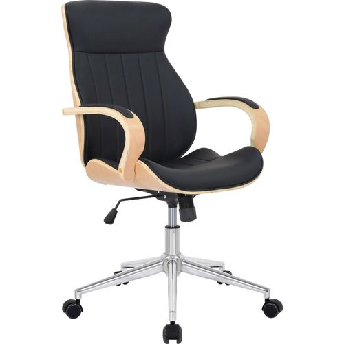 4251756419394 - Bürostuhl Melilla Kunstleder I Ergonomischer Stuhl I Komfortables Sitzen I 360 Drehfunktion Wippfunktion I Für Arbeit Und Home-Office