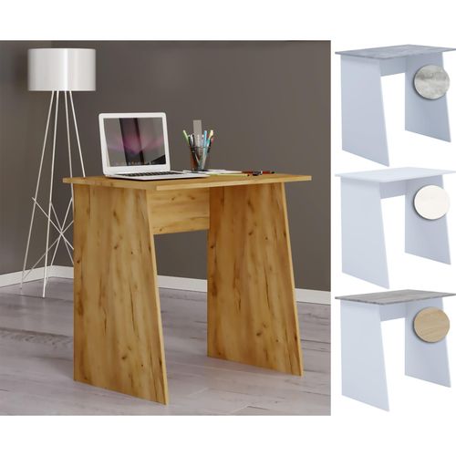 4051814354823 - Computertisch Maße ca H 74 x B 80 x T 50 cm stylische Seitenteile Schreibtisch - Masola Mini 4051814354823 - Computertisch Maße ca H 74 x B 80 x T 50 cm stylische Seitenteile Schreibtisch - Masola Mini