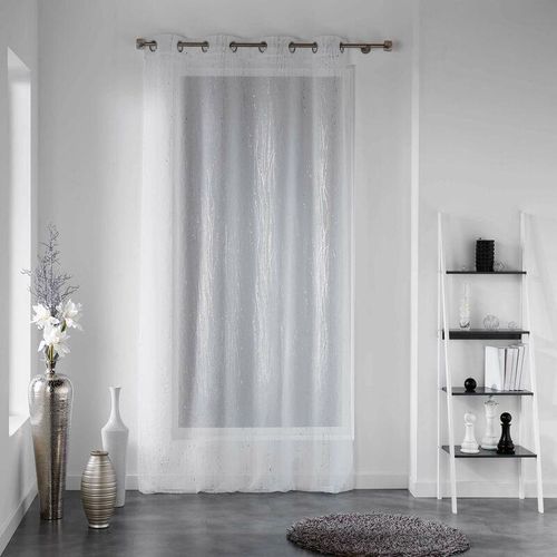3574386247016 - Homemaison - Panel Ösen Polyester Polyester weiß 240x140 cm - Douceur dintérieur 3574386247016 - Homemaison - Panel Ösen Polyester Polyester weiß 240x140 cm - Douceur dintérieur
