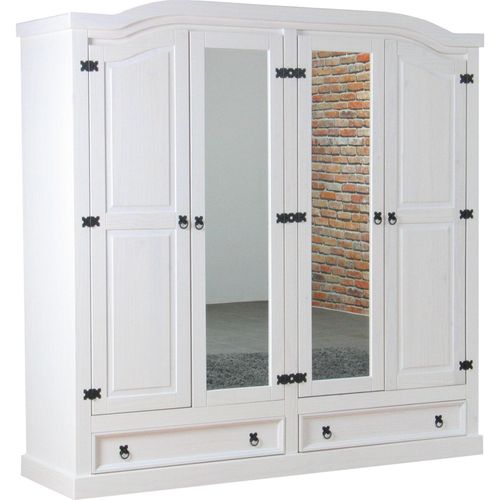 4059865288463 - 4-trg Kiefer Kleiderschrank New Mexico (B)1935 x (H)193 x (T)57cm