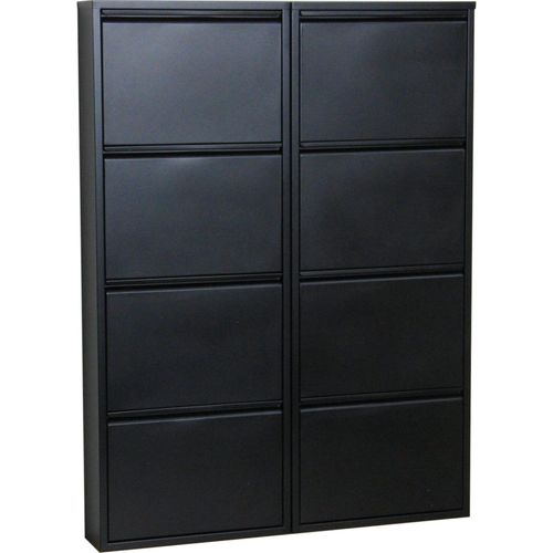 4059865187858 - Schuhschrank Pisa 8 Klappen (B)100 x (H)1395 x (T)16cm 4059865187858 - Schuhschrank Pisa 8 Klappen (B)100 x (H)1395 x (T)16cm