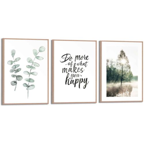 8714597617733 - Wandbild REINDERS Natur Bäume - Sonne Wandern Froh Bilder Gr B H 20 cm x 30 cm 3 St grün Kunstdrucke 8714597617733 - Wandbild REINDERS Natur Bäume - Sonne Wandern Froh Bilder Gr B H 20 cm x 30 cm 3 St grün Kunstdrucke