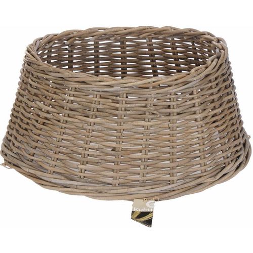 4260625748350 - Spetebo - Rattan Weihnachtsbaumrock aus Weide 60 cm - natur - Abdeckung für den Christbaum Ständer - Weihnachtsbaum Decke Baum Kragen Tannenbaum Rock