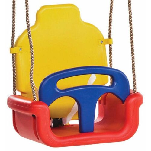 4250533923222 - Schaukel Zubehör Babysitz verstellbar (3 Teile) für Spielturm Schaukelgestell oder Klettergerüst - Wickey