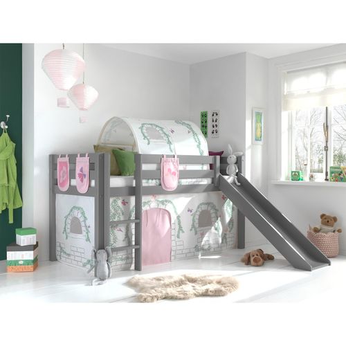 5420070235006 - VIPACK - Spielbett Pino inkl Rutsche mit Textilset Vorhang Tunnel und 3 Taschen Birdy Ausf Kie 5420070235006 - VIPACK - Spielbett Pino inkl Rutsche mit Textilset Vorhang Tunnel und 3 Taschen Birdy Ausf Kie