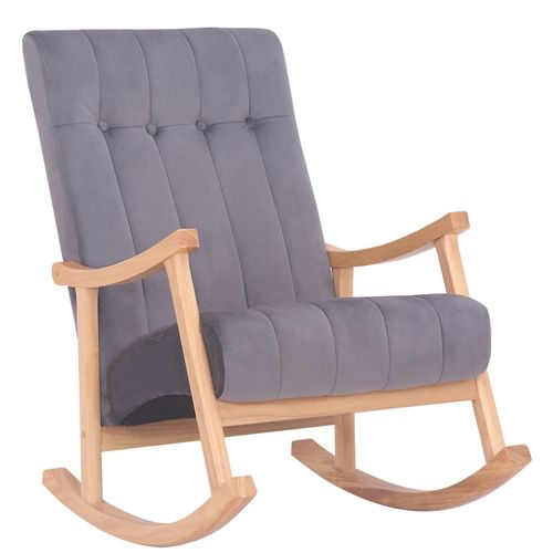 4251756449568 - Schaukelstuhl Saltillo Samtbezug I Lounge Schwingstuhl Mit Holzgestell I Relaxsessel Und Lesesessel I Für Wohnzimmer Und Schlafzimmer 4251756449568 - Schaukelstuhl Saltillo Samtbezug I Lounge Schwingstuhl Mit Holzgestell I Relaxsessel Und Lesesessel I Für Wohnzimmer Und Schlafzimmer