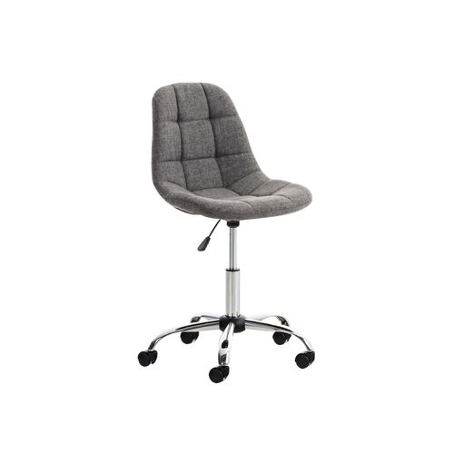 4251380460212 - Bürostuhl Emil I Höhenverstellbarer Drehstuhl Mit Stoffbezug Und Metallgestell In Chromoptik I Schreibtischstuhl Mit Gestepptem Sitz 4251380460212 - Bürostuhl Emil I Höhenverstellbarer Drehstuhl Mit Stoffbezug Und Metallgestell In Chromoptik I Schreibtischstuhl Mit Gestepptem Sitz