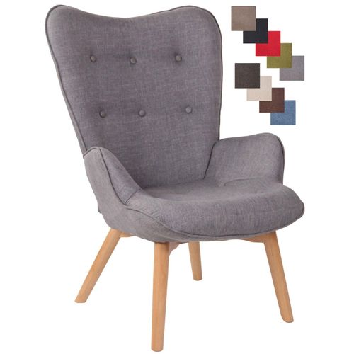 4251563476214 - Lounger Durham Mit Stoffbezug I Ohrensessel Mit Buchenholz Gestell I Loungesessel Mit Max Belastbarkeit Bis 136 kg