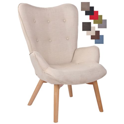 4251563476238 - Lounger Durham Mit Stoffbezug I Ohrensessel Mit Buchenholz Gestell I Loungesessel Mit Max Belastbarkeit Bis 136 kg