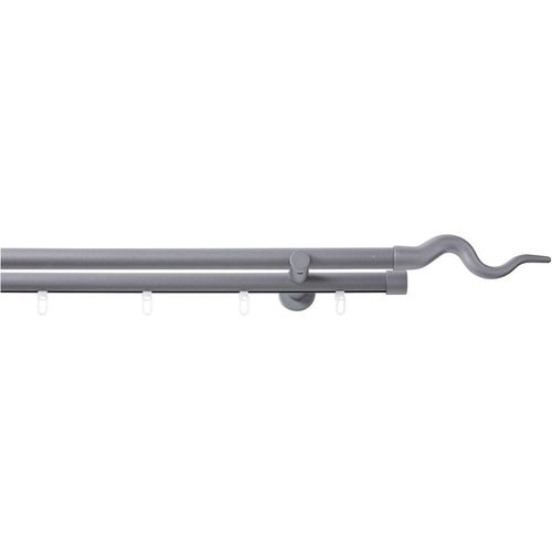 4015161084413 - Kombi-Vorhangstange Sepa Gardinenstangen Gr L 400 cm Ø 20 mm 2 läufig grau (anthrazit) Kinder