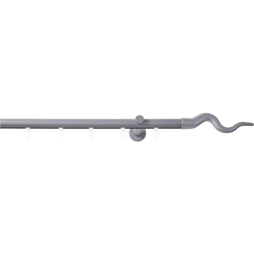 4015161081122 - Innenlaufschiene Sepa Gardinenstangen Gr L 480 cm Ø 20 mm 1 läufig grau (anthrazit) Gardinenschienen