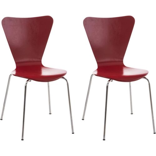 4251152664923 - 2x Konferenzstuhl CALISTO mit Holzsitz und stabilem Metallgestell I 2x platzsparender Stuhl mit einer Sitzhöhe von 45 cm 4251152664923 - 2x Konferenzstuhl CALISTO mit Holzsitz und stabilem Metallgestell I 2x platzsparender Stuhl mit einer Sitzhöhe von 45 cm