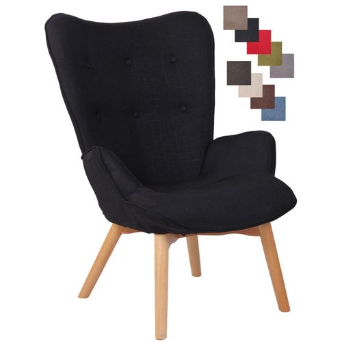4251563476221 - Lounger Durham Mit Stoffbezug I Ohrensessel Mit Buchenholz Gestell I Loungesessel Mit Max Belastbarkeit Bis 136 kg