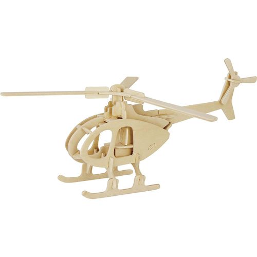 4007751605443 - KiDS Hubschrauber 3D-Puzzle 32 (bemalbar) Teile