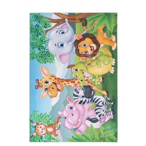 4054293070895 - Kinderteppich OBSESSION My Torino Kids 239 Teppiche Gr B L 160 cm x 230 cm 5 mm 1 St grün Kinder Kinderzimmerteppiche Spielteppich Motiv Tiere Kinderzimmer