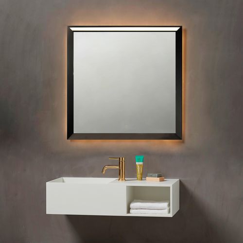 5705387008063 - LED-Lichtspiegel LOEVSCHALL Verona silber (silberfarben) Spiegel B T 80cm x 61cm Aluminium Glas B80cm T61cm 5705387008063 - LED-Lichtspiegel LOEVSCHALL Verona silber (silberfarben) Spiegel B T 80cm x 61cm Aluminium Glas B80cm T61cm