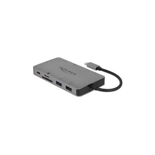 4043619877355 - DeLOCK - Docking Station - USB-C - VGA HDMI - GigE (87735)