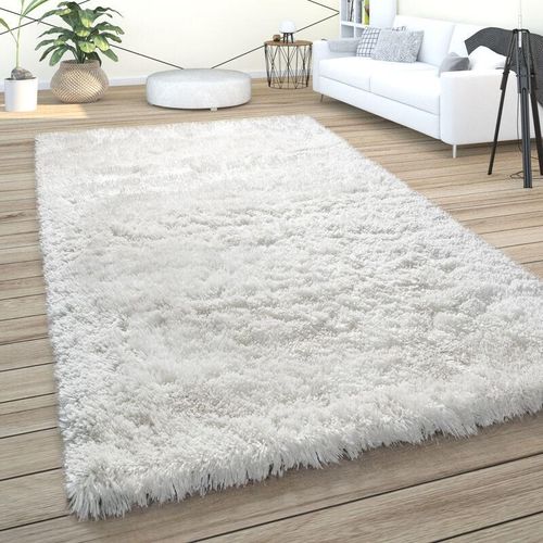 4061981130830 - Hochflor-Teppich Akumal 930 Teppiche Gr B L 120 cm x 170 cm 60 mm 1 St beige (cream) Esszimmerteppiche Shaggy besonders weich durch Softgarn Uni-Farben