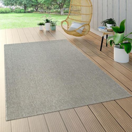 4061981063145 - Paco Home - In- & Outdoor Flachgewebe Teppich Sisal Optik Natürlicher Look Einfarbig Grau 120x170 cm 4061981063145 - Paco Home - In- & Outdoor Flachgewebe Teppich Sisal Optik Natürlicher Look Einfarbig Grau 120x170 cm
