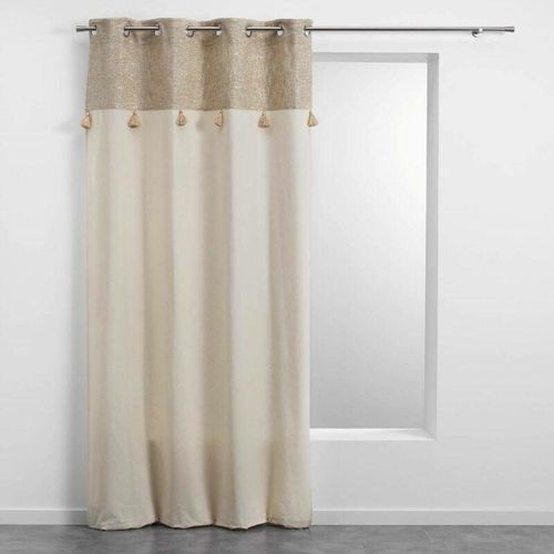 3574386098519 - Douceur Dintérieur - Vorhang Boho sultancurtain mit Ösen und Fransen 140 x 240 cm