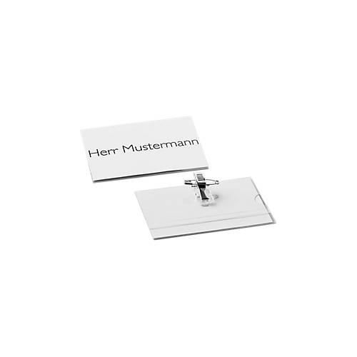 4250510820735 - Select Namensschilder mit Kombiklemme 4 5x 75 mm 25 Stück 4250510820735 - Select Namensschilder mit Kombiklemme 4 5x 75 mm 25 Stück