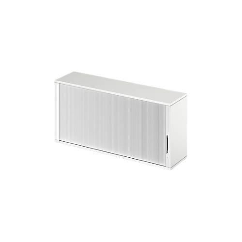 4251898804409 - Genius Aufsatz-Querrolladenschrank TETRIS WOOD 2 OH B 1600 x T 421 x H 750 mm Mitteltrennwand weiß 4251898804409 - Genius Aufsatz-Querrolladenschrank TETRIS WOOD 2 OH B 1600 x T 421 x H 750 mm Mitteltrennwand weiß