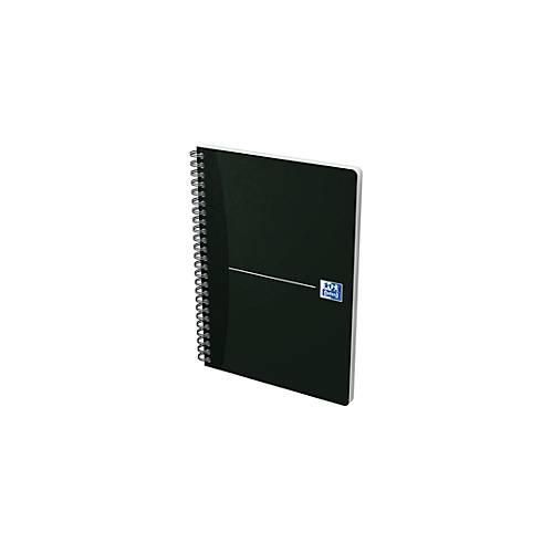 3020120665436 - Spiralbuch Oxford Smart Black A5 Softcover kariert 90 Blatt SCRIBZEE®-kompatibel 5 Stk Optik Paper® weiß