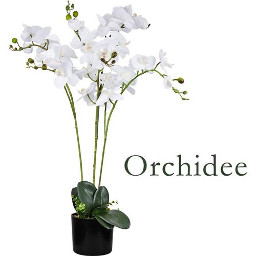 4059419153858 - Künstliche Orchidee Kunstpflanze Künstliche Pflanze Kunstblume Innendekoration Kunst Pflanze wie echt im Topf Auswahl Decovego