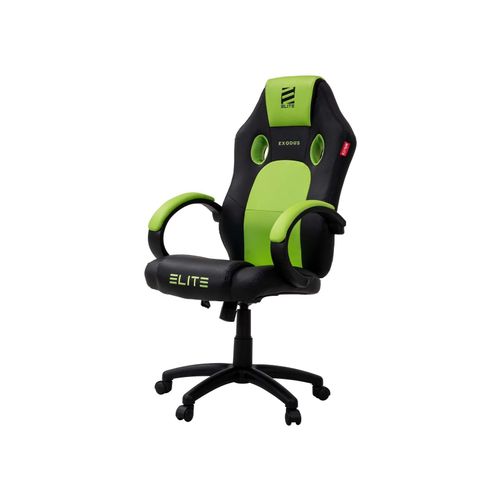 4056551044389 - ELITE Gaming-Stuhl EXODUS Armpolster 45-55cm Sitzhöhe extrabreite Sitzfläche Wippmechanik MG100 (Schwarz Neongrün) 4056551044389 - ELITE Gaming-Stuhl EXODUS Armpolster 45-55cm Sitzhöhe extrabreite Sitzfläche Wippmechanik MG100 (Schwarz Neongrün)