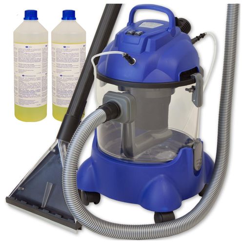 4250263740243 - Waschsauger Polster + Teppich HYDRO 7500 inkl 2l Shampoo - 4in1 Nass Trockensauger 1200 Watt 20l Volumen 16 kPa Saugleistung - Polsterreiniger Reinigungsgerät Professionellen Aufbereitung