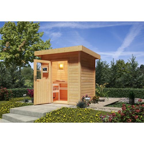 4010090473963 - Karibu Saunahaus Ekiti SET naturbelassen mit Ofen 9 kW ext Strg Kabel Dachfolie 4010090473963 - Karibu Saunahaus Ekiti SET naturbelassen mit Ofen 9 kW ext Strg Kabel Dachfolie