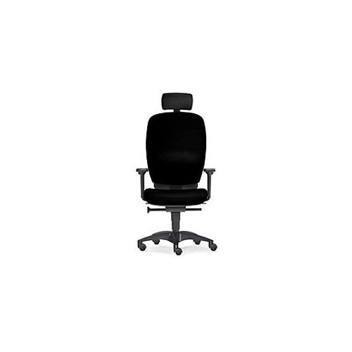 4250416809926 - SITWELL STEIFENSAND Bürostuhl Office L mit Kopfstütze und 2D Armlehnen Höhenverstellbar aus schwarzem Stoff 4250416809926 - SITWELL STEIFENSAND Bürostuhl Office L mit Kopfstütze und 2D Armlehnen Höhenverstellbar aus schwarzem Stoff