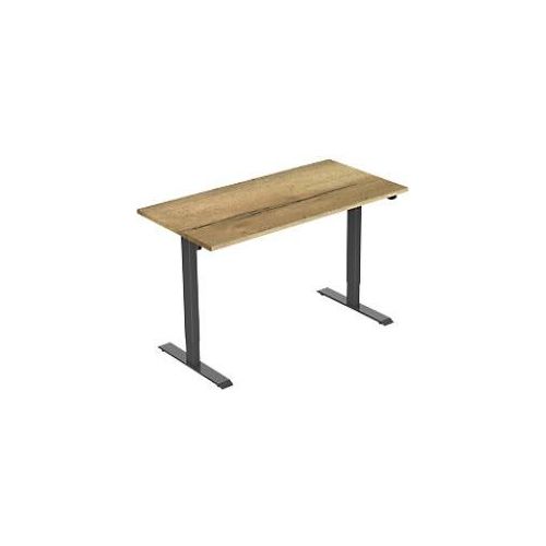 7434202853851 - euroseats Oak Rechteckig Elektrisch Höhenverstellbar Sitz-Stehschreibtisch Eiche Holz Metall Schwarz 1400 x 800 x 750 - 1235 mm 7434202853851 - euroseats Oak Rechteckig Elektrisch Höhenverstellbar Sitz-Stehschreibtisch Eiche Holz Metall Schwarz 1400 x 800 x 750 - 1235 mm