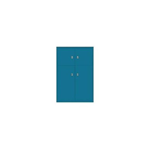 5020073728583 - Schießfachschrank LateralFile? Lodge mit 2 Schließfächern à H 375 mm und 2 Schließfächern à 755 mm 1225 x 800 x 470 mm Azur