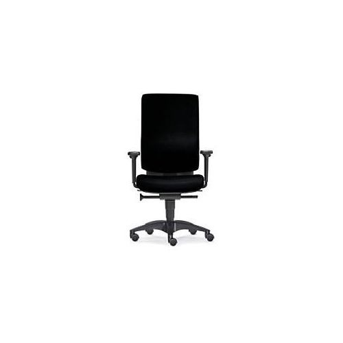 4250416800749 - SITWELL STEIFENSAND Bürostuhl Cube M mit Armlehnen Schwarz Lendenwirbelstütze Stoff 130 kg 4250416800749 - SITWELL STEIFENSAND Bürostuhl Cube M mit Armlehnen Schwarz Lendenwirbelstütze Stoff 130 kg