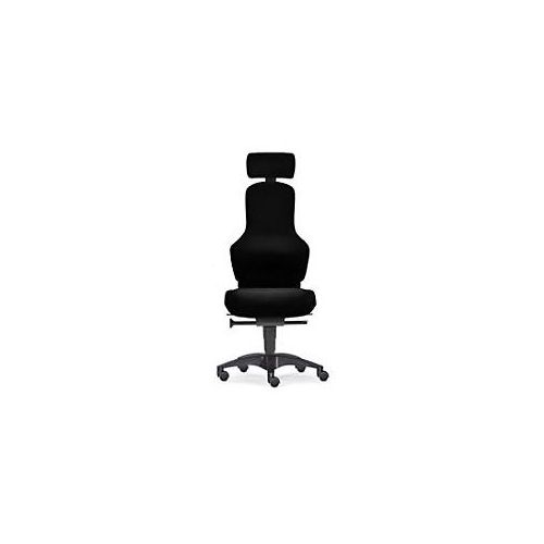 4250416803412 - SITWELL STEIFENSAND Bürostuhl Ortholetic Balance L mit Kopfstütze Schwarz Stoff 130 kg höhenverstellbar 10 Std Tag 4250416803412 - SITWELL STEIFENSAND Bürostuhl Ortholetic Balance L mit Kopfstütze Schwarz Stoff 130 kg höhenverstellbar 10 Std Tag